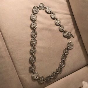 Pauline Rader vintage silver belt